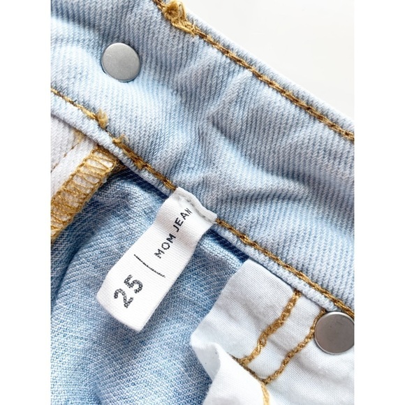 Pacsun Eco Hopper Patch Straight Leg High Rise Baddie Mom Jeans - Picture 7 of 9